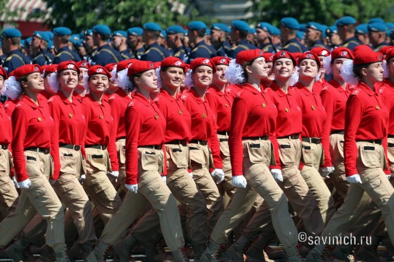 Парад Победы 2020.Москва. Юнармия