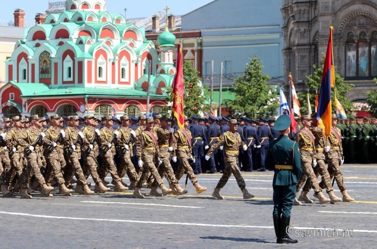 Парад Победы 24.06.2020. Отдельный полк охраны, Вооруженные силы Армении